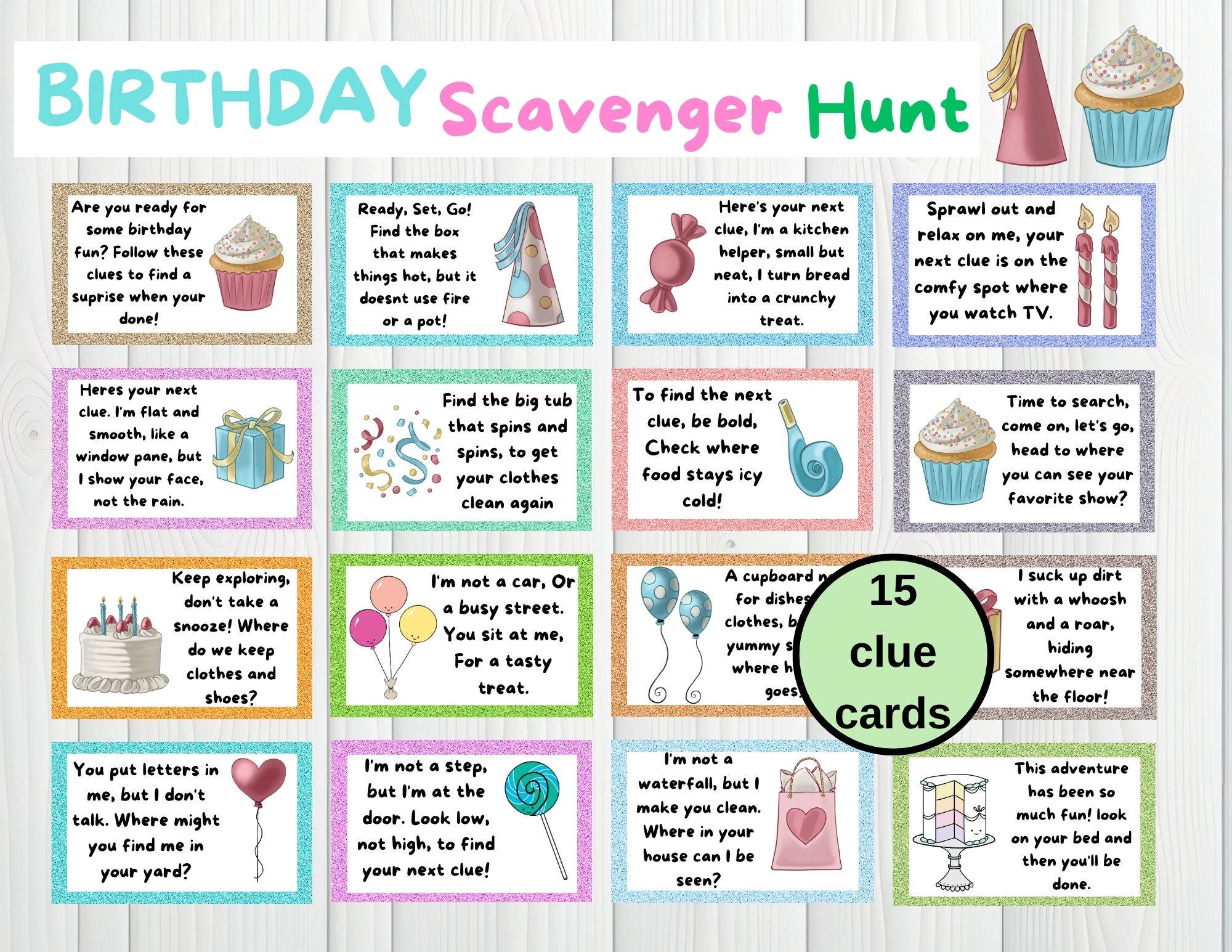 Birthday Scavenger Hunt