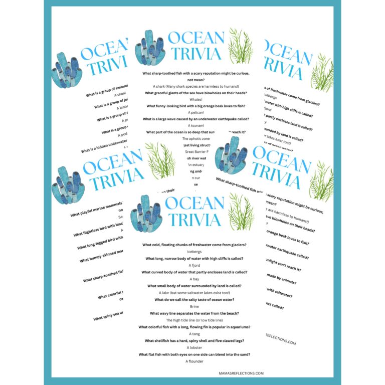 61 Ocean Trivia Questions