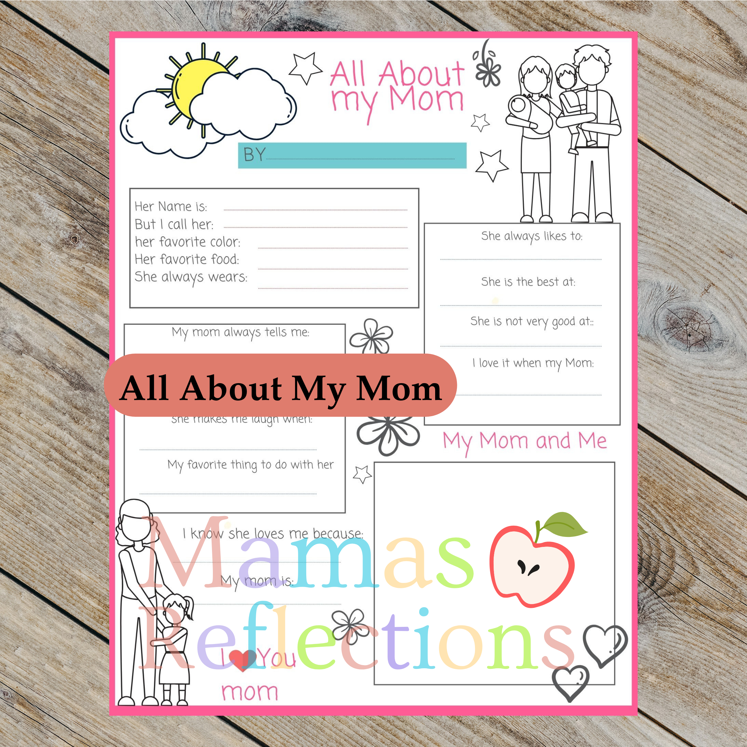 all-about-my-mom-mothers-day-printable