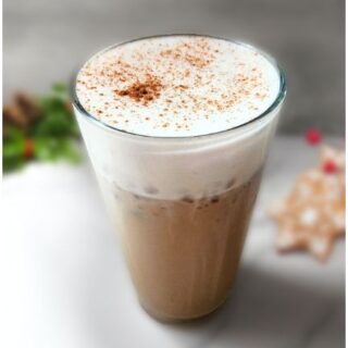 Iced Gingerbread Oat Milk Chai Latte