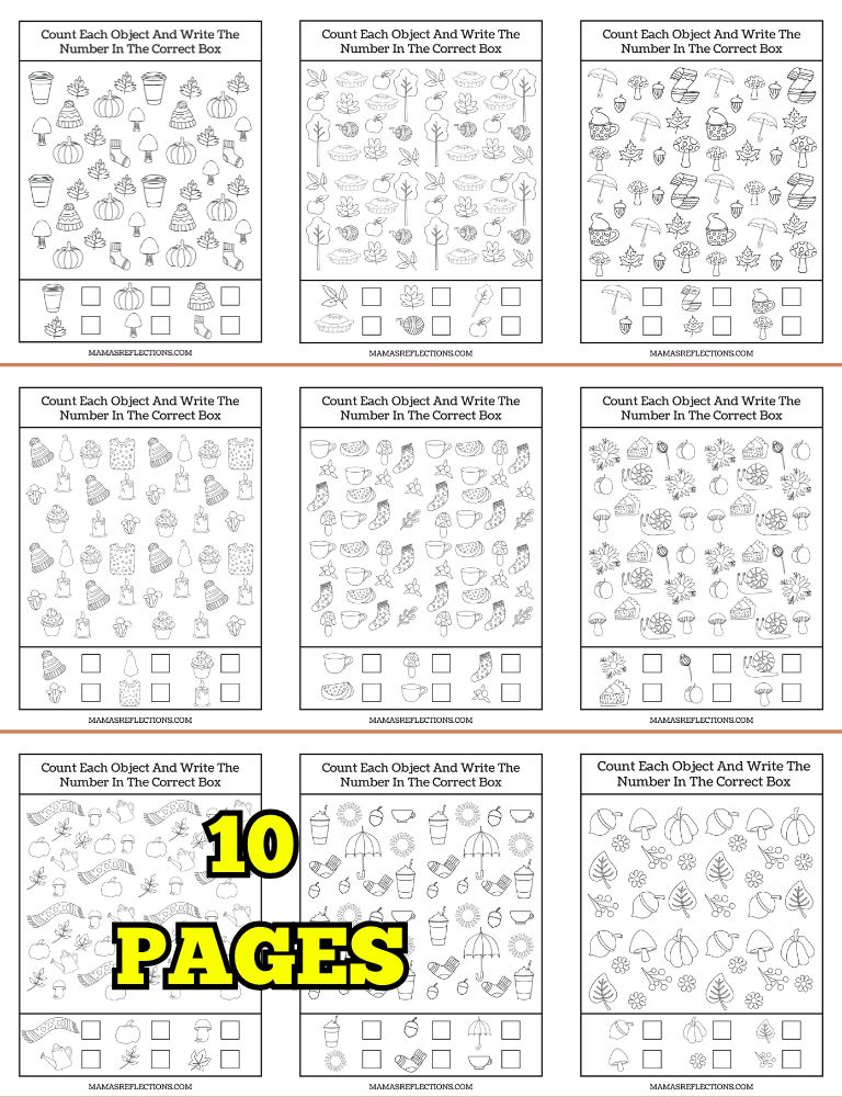 AUTUMN ISPY KIDS ACTIVITY SHEET