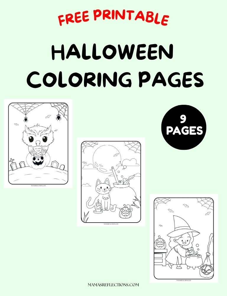 Free printable halloween coloring pages for kids