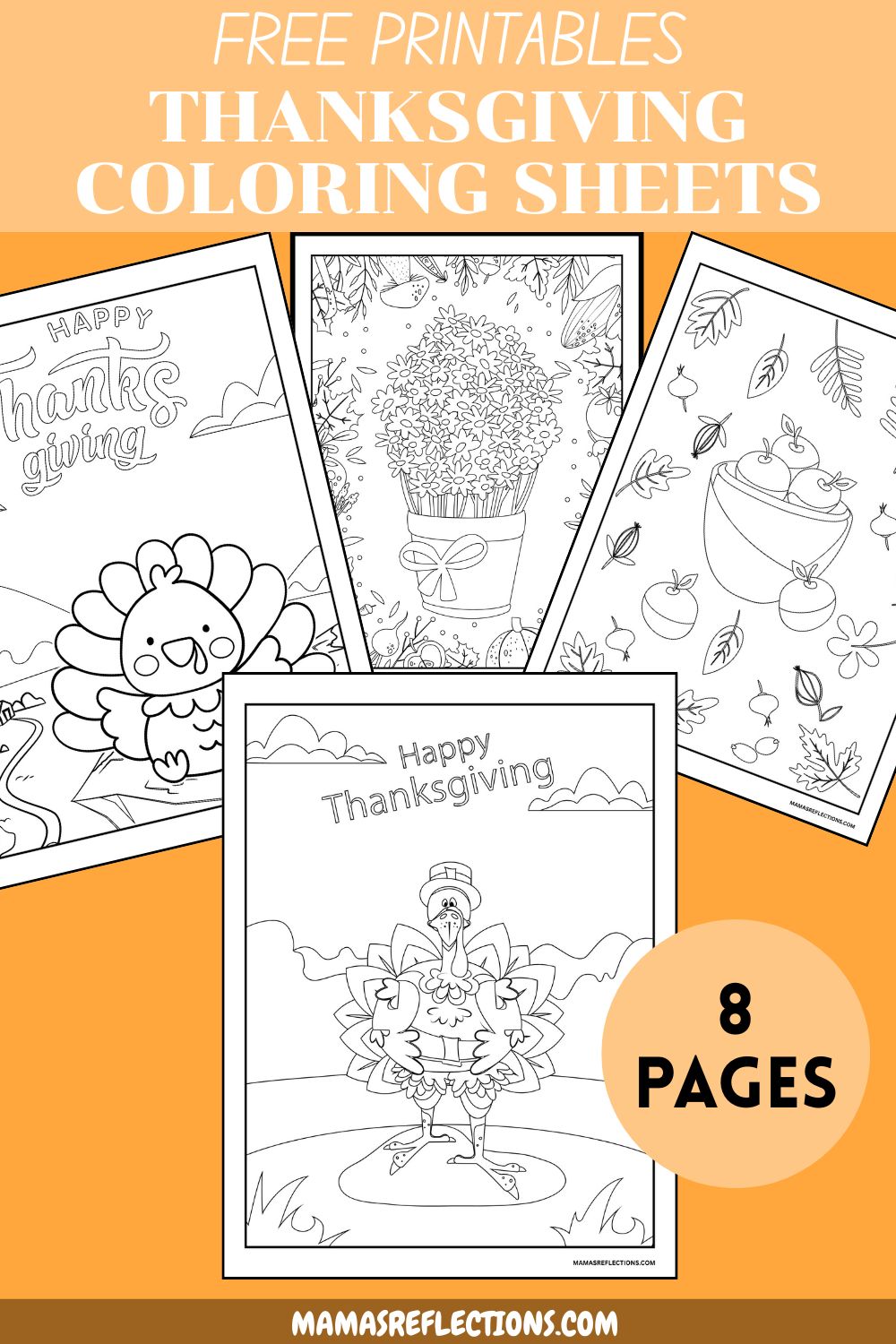 thanksgiving coloring sheets