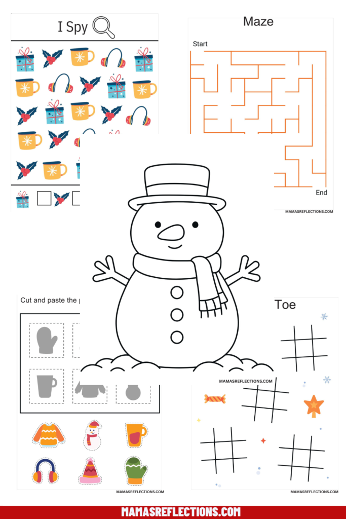 winter activity bundle for kids