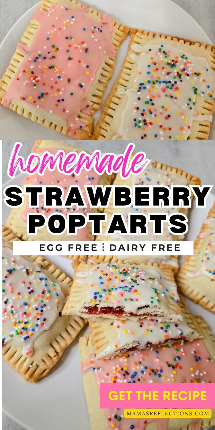 Homemade vegan strawberry pop tarts that are simple to make and full of strawberry flavor. A delicious plant-based treat that works well for snacks, breakfast, or baking with kids.