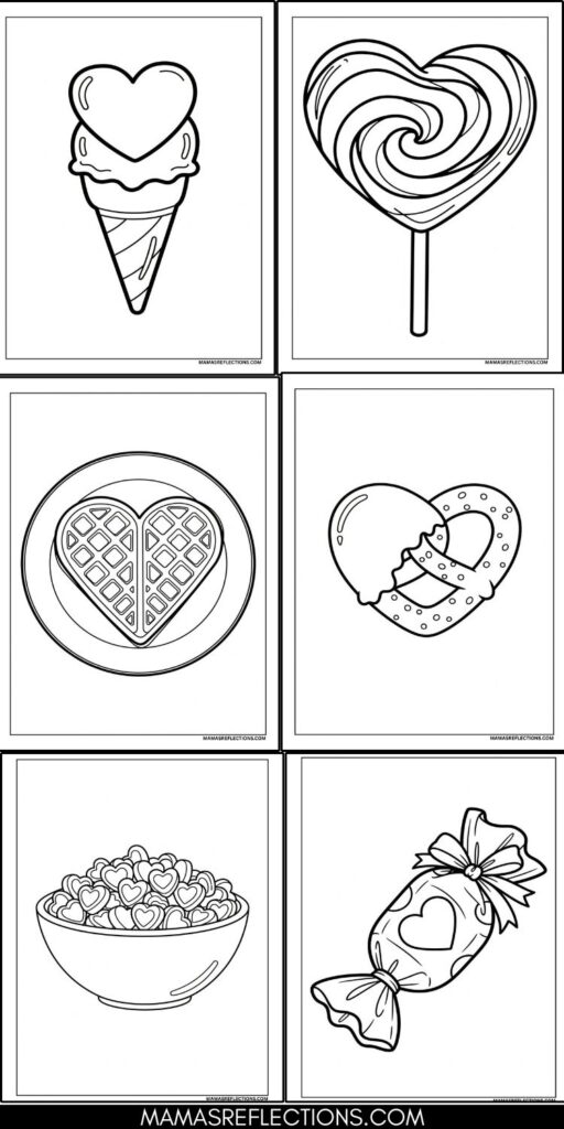 VALENTINE-TREATS-COLORING-PAGES