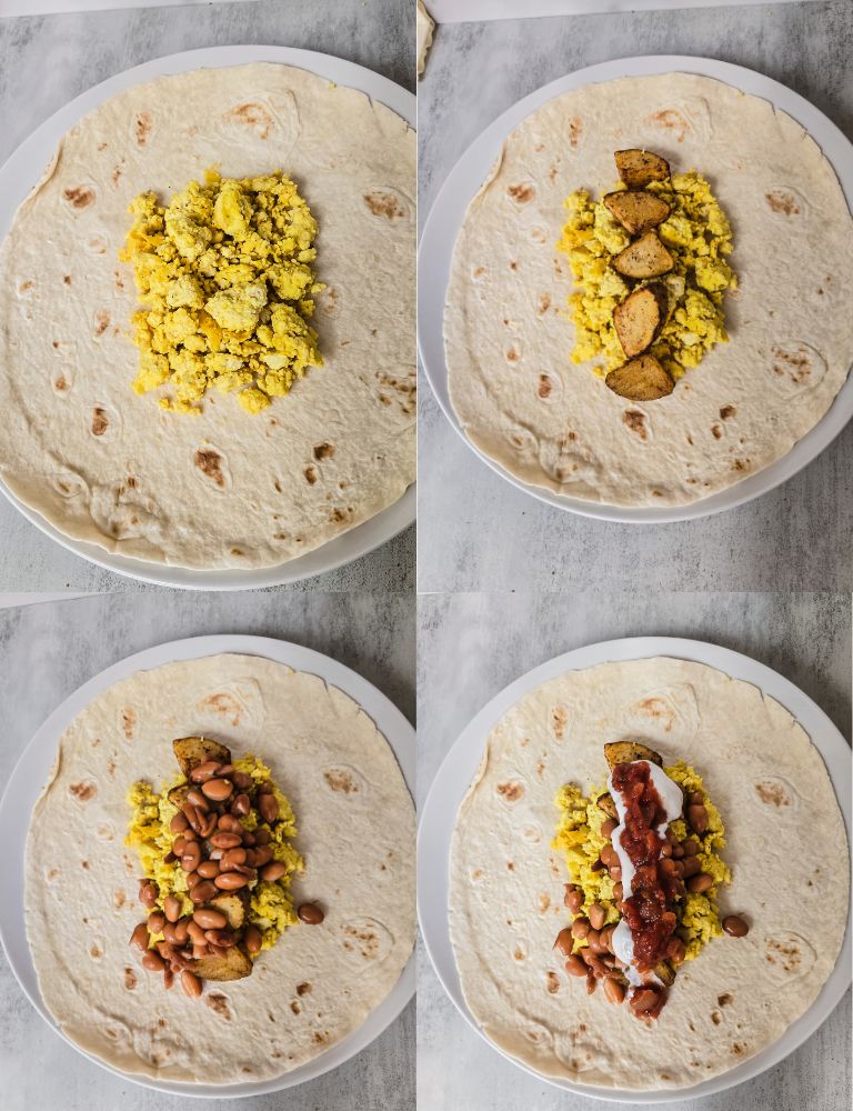 vegan breakfast burritos