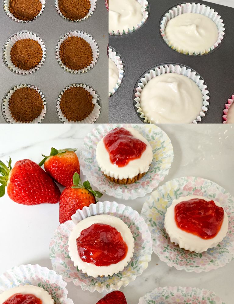 Vegan-Strawberry-Cheesecake-Bites