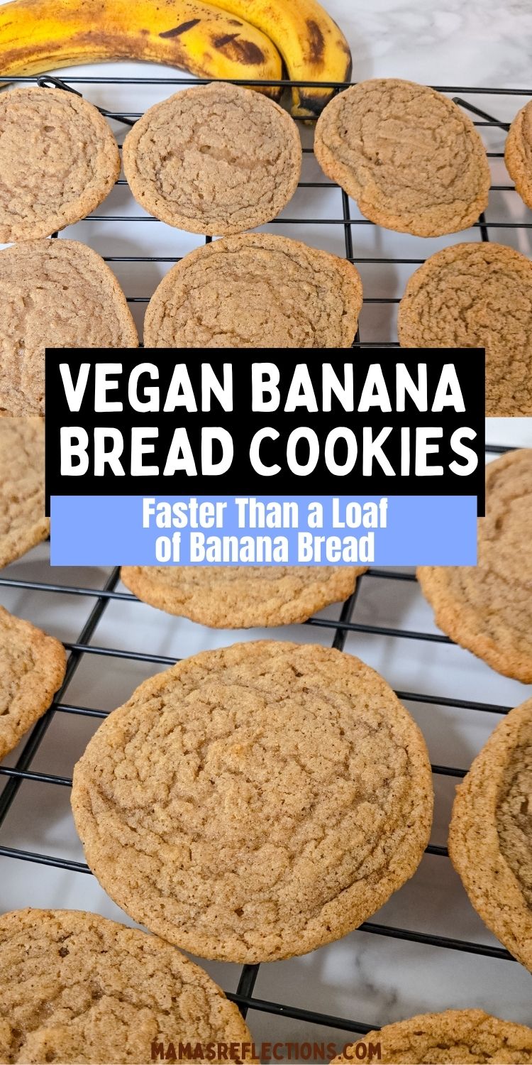 vegan banana bread cookies