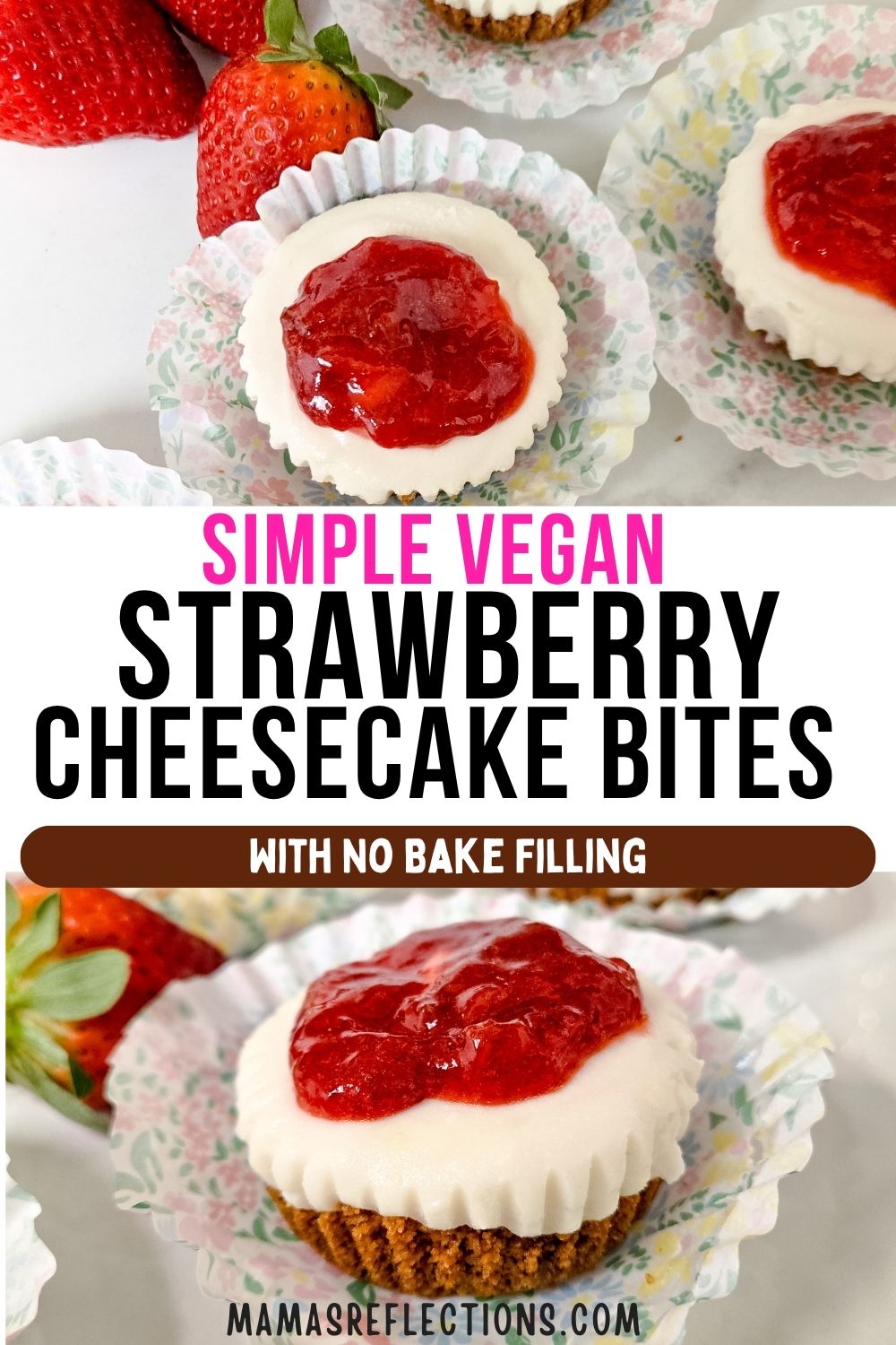 Vegan-Strawberry-Cheesecake-Bites