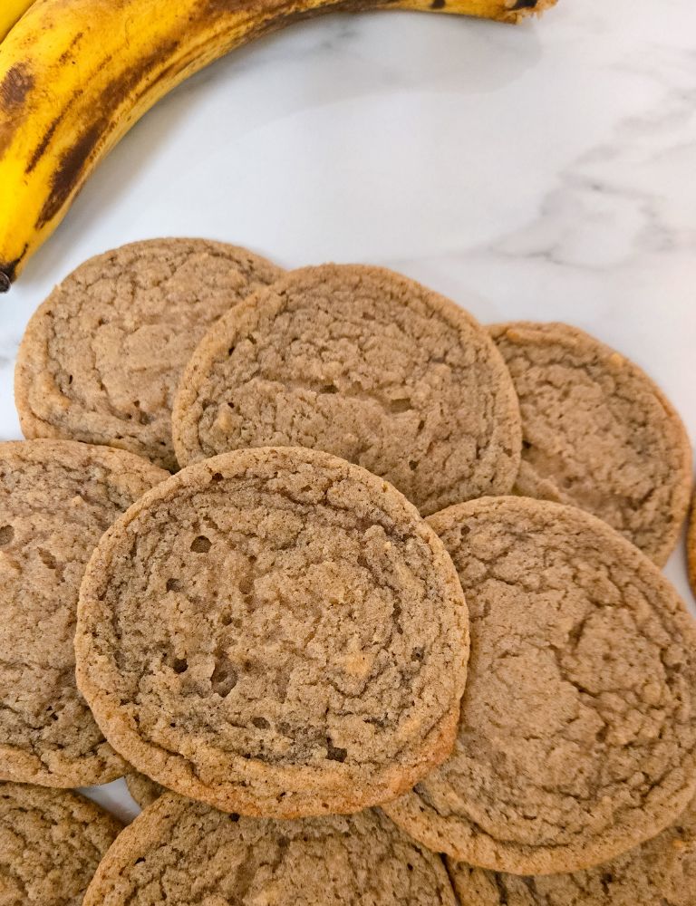 vegan banana bread cookies