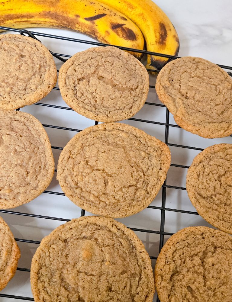 vegan banana bread cookies