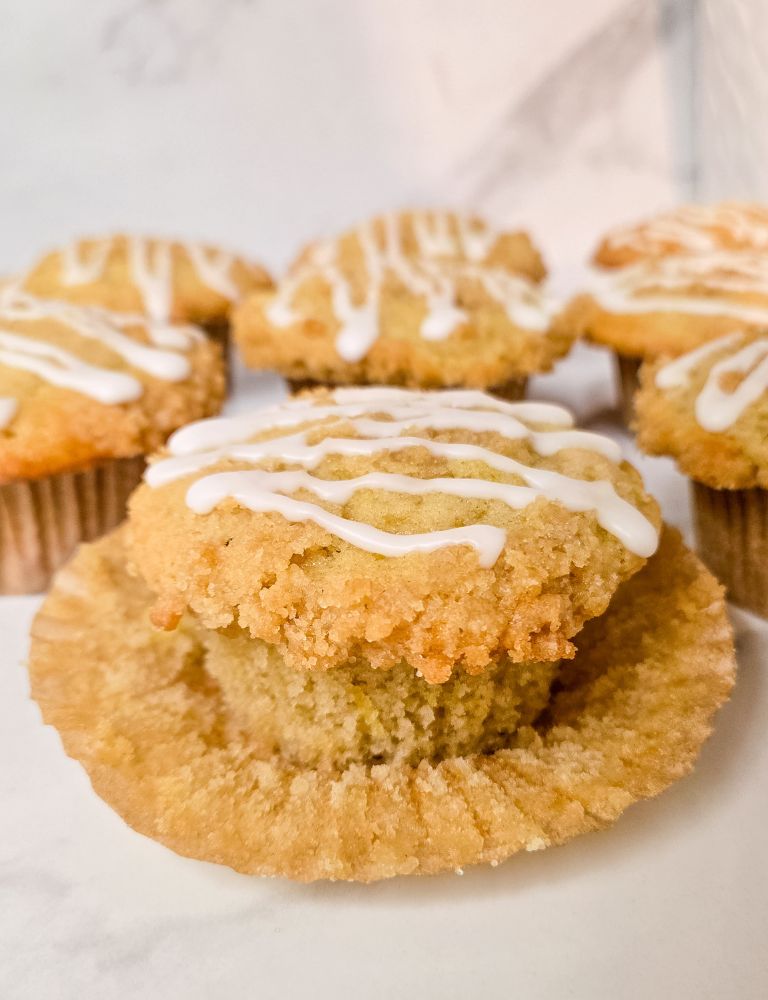 Moist & Fluffy Vegan Lemon Crumb Muffins