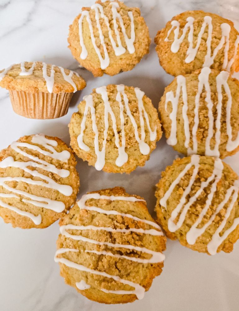 Moist & Fluffy Vegan Lemon Crumb Muffins