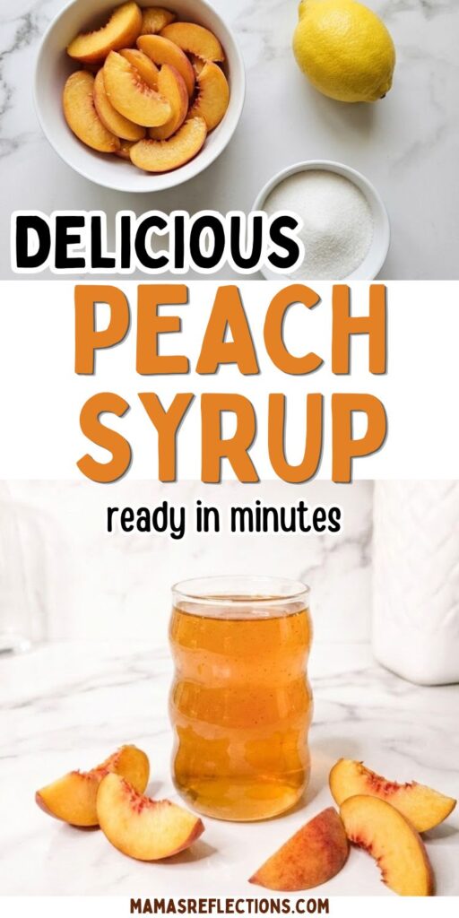 Peach Syrup