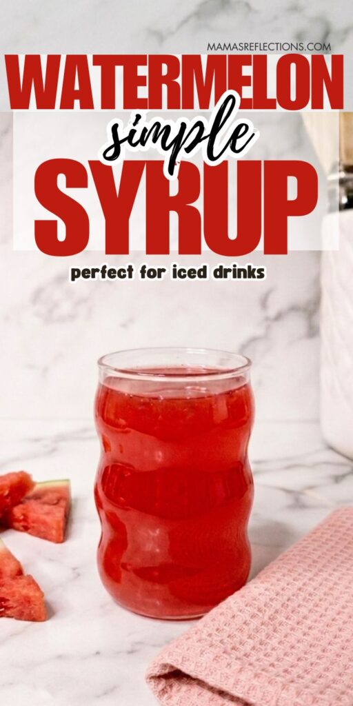 watermelon simple syrup