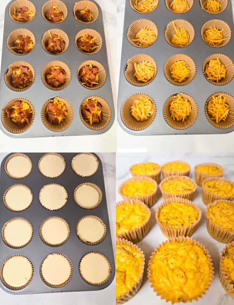 Vegan Cheesy Bacon Egg Bites
