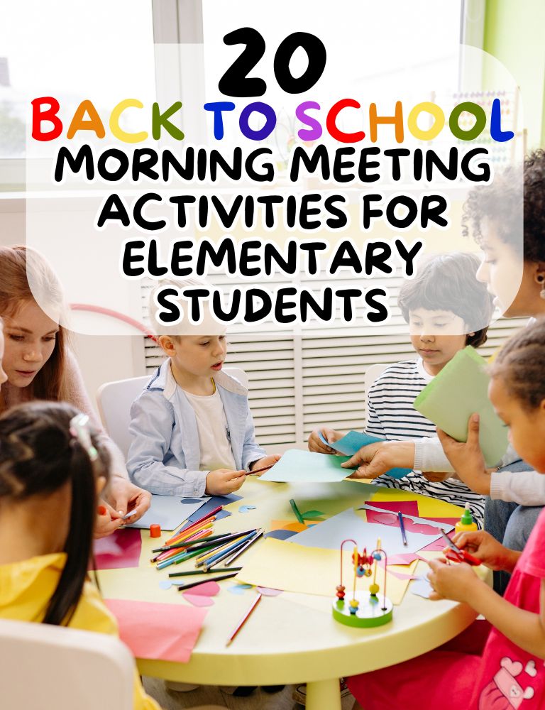 Morning Meeting Activities for Elementary Students