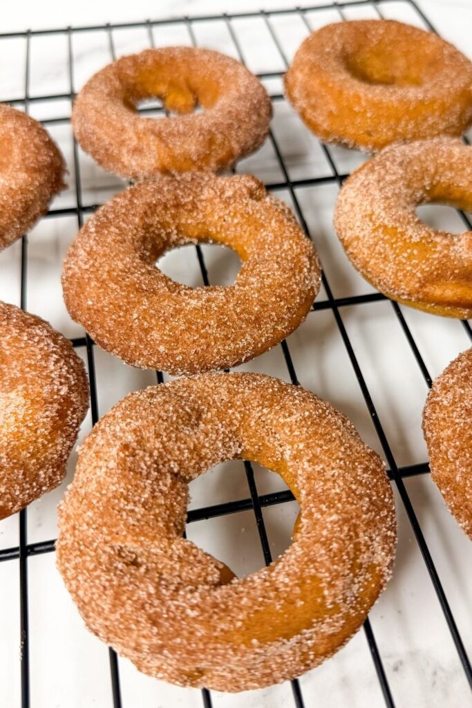 Baked Vegan Pumpkin Donuts