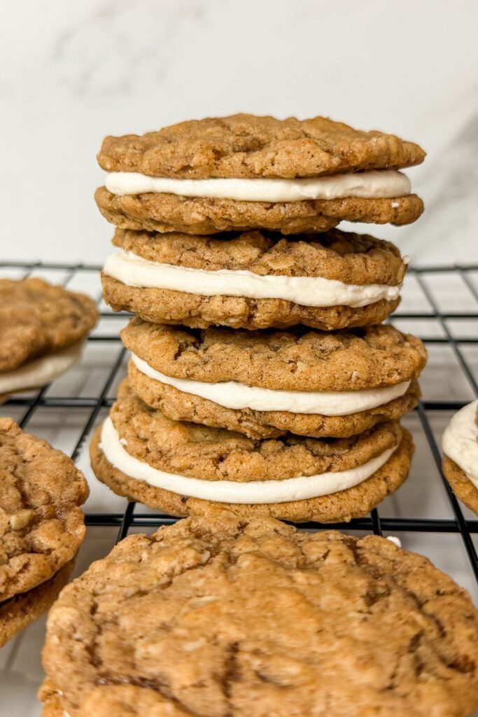Vegan Oatmeal Cream Pies