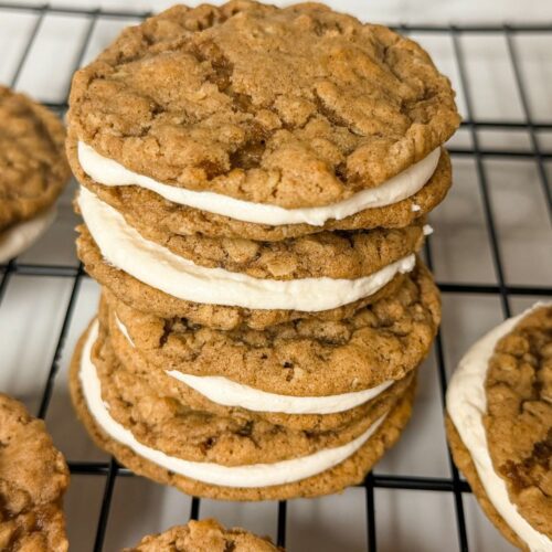 Vegan Oatmeal Cream Pies