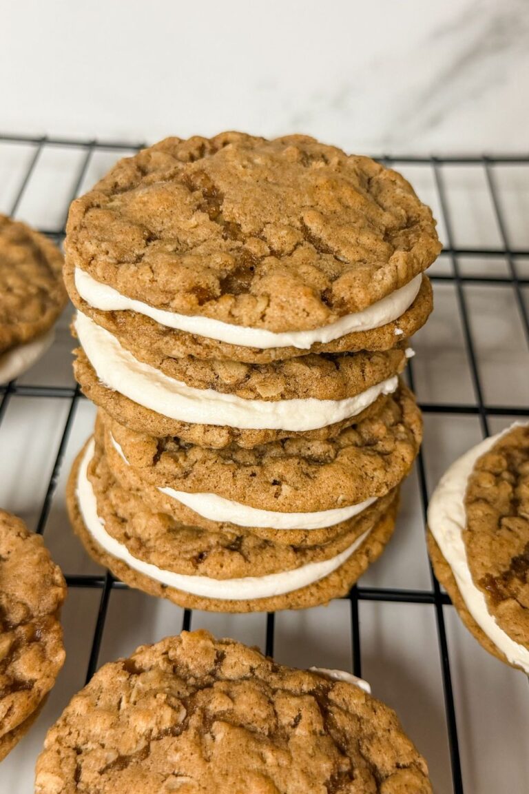 Vegan Oatmeal Cream Pies
