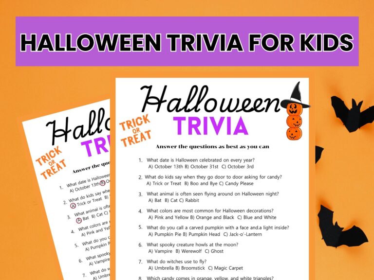 halloween trivia for kids