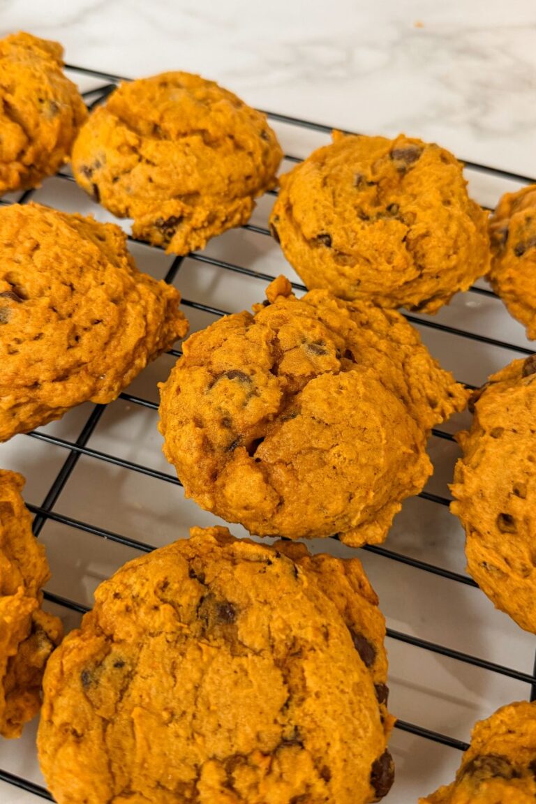 vegan pumpkin chocolate chip cookies