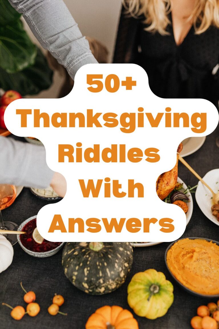 50+ Thanksgiving Riddles With Answers