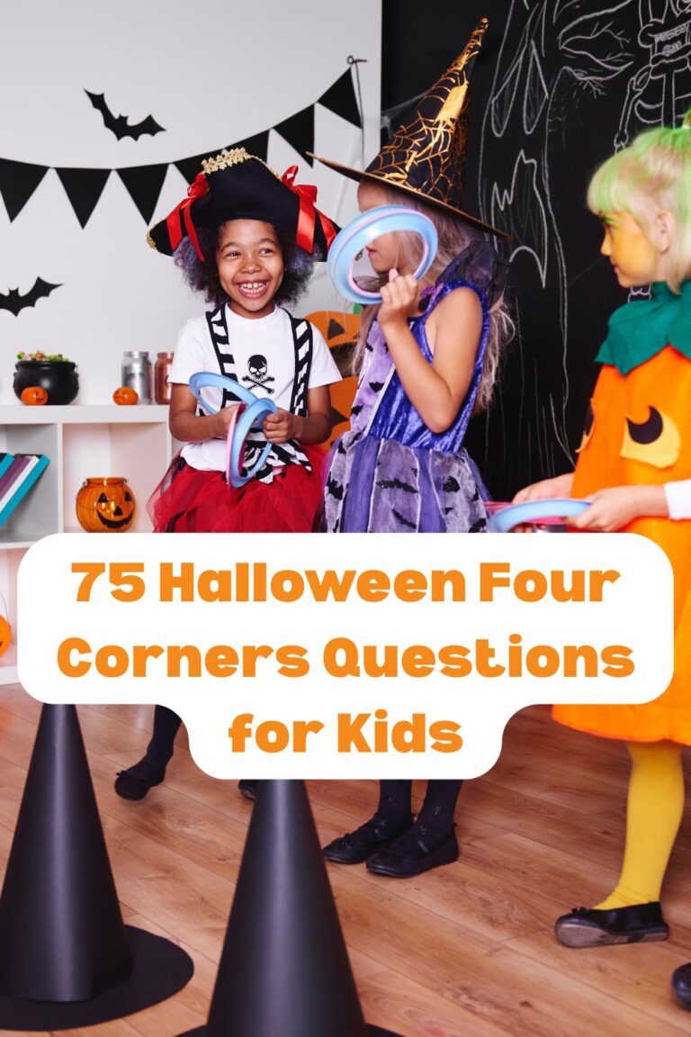 75 Halloween Four Corners Questions for Kids